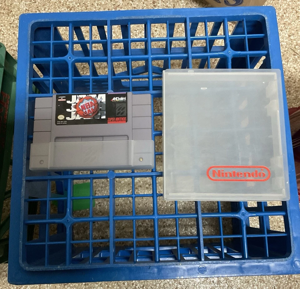 1994 Acclaim NBA JAM Super Nintendo. Used - Image 2 of 4