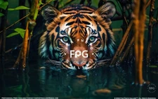 Tiger #4 Photo Desktop Wallpaper Large 1920x1200 pixel JPEG File - FPG Portfolio