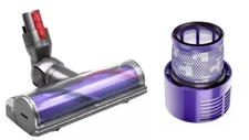 For DYSON V10  Head Roller Brush Motorhead Animal Plus Vacuum + V10 Hepa Filter