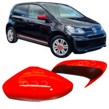 Tür Spiegelkappen Lackiert Rot Beats Edition Für VW UP 2016 - Paar