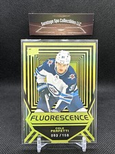 2021-22 Upper Deck Series 2 Cole Perfetti Fluorescence Gold /150 Winnipeg Jets
