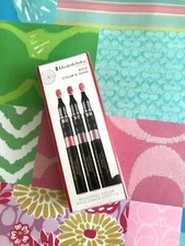 NIB Elizabeth Arden BOLD Color Shine Liquid Lipstick SET peach pink raspberry