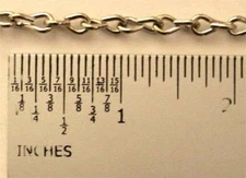 18g Nickel Jack Chain for Stained Glass - (2) Feet 