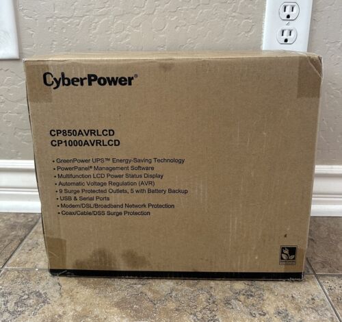 CyberPower CP850AVRLCD Battery Backup 850VA / 510Watts - Picture 3 of 4