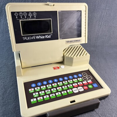 Talking Whiz Kid 1986 Educational Computer Vintage Working V Tech
