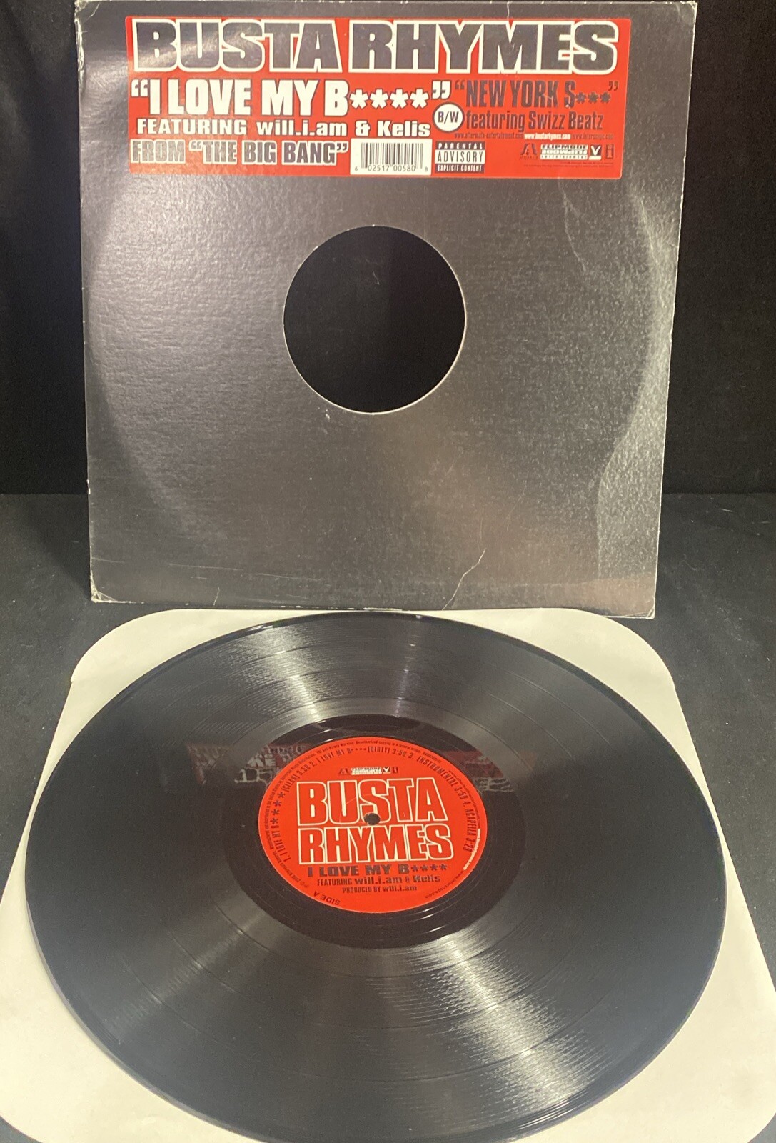 Busta Rhymes I Love My Bitch / New York Shit Vinyl Single 12inch Interscope VG+