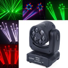 NEW 6 Bee Eyes LED Moving Head Stage Effect Light Party Bar Rotating Beam Light