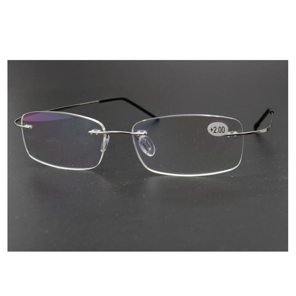 Rimless sale reading glasses