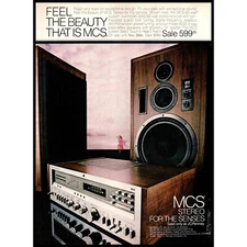 1981 MCS 3260 Stereo Receiver Vintage Print Ad Audiophile Wall Art Photo
