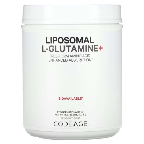 2 X Codeage Liposomal L Glutamine Unflavored 1 Lb 472 5 G