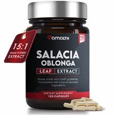 Salacia Oblonga Extract Powder 120 Capsules
