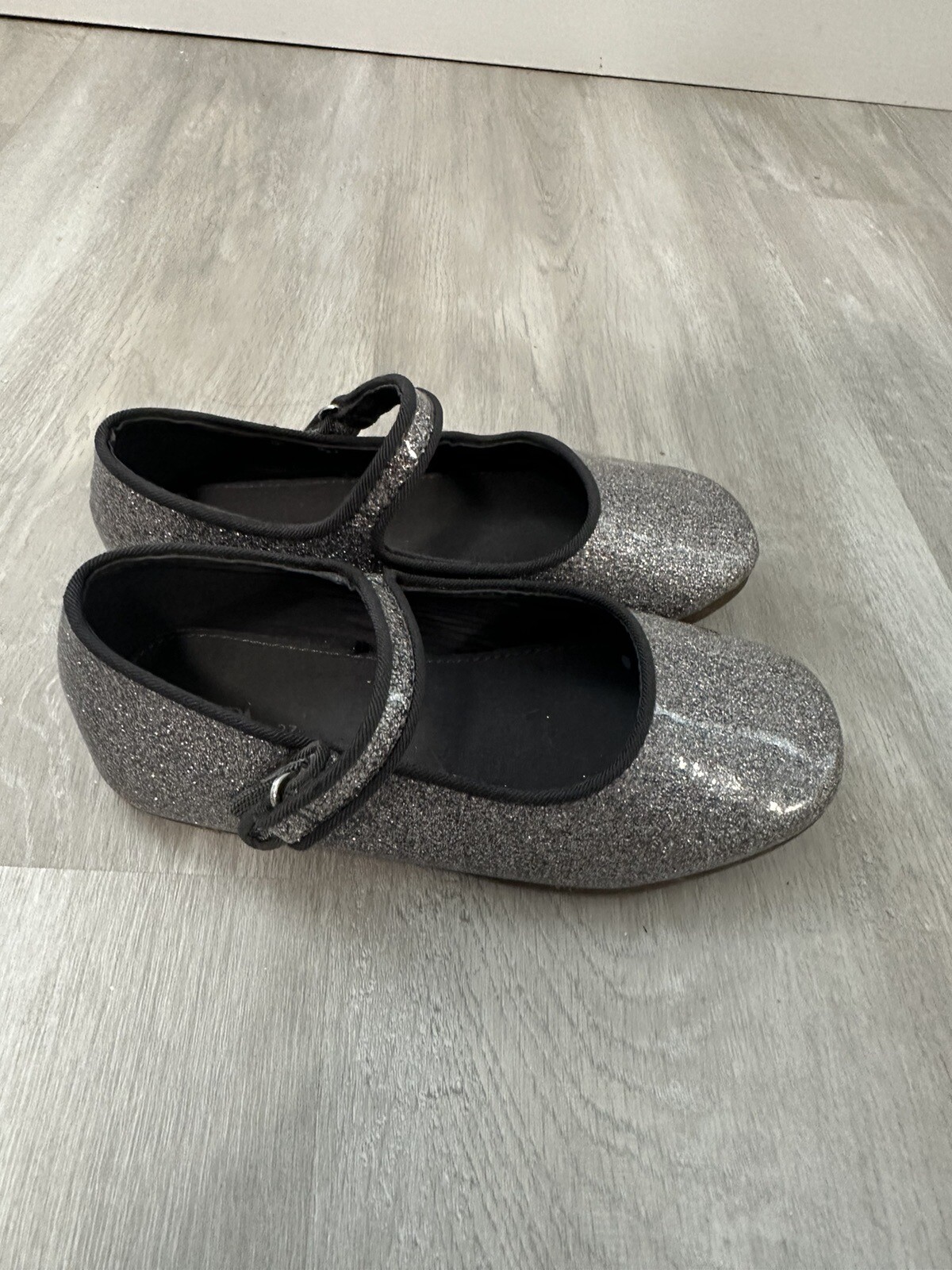 Zapatos planos de ballet Zara Mary Jane con correa para niñas talla 27