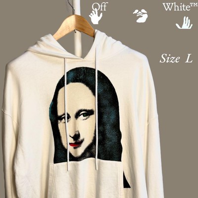 Pullover Hoodie Mona Lisa Hoodie Off White Off-White Mona Lisa