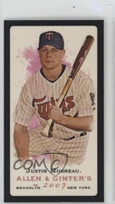 2007 Topps Allen & Ginter's Mini Black Border No Number Back Justin Morneau 1oh9