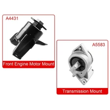 Engine Motor Mount & Transmission Mount 2PCS Set for 2010-2012 Ford Fusion 2.5L