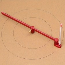 Adjustable Compass Ruler - Precision Circle Drawing for Woodworking Drafting