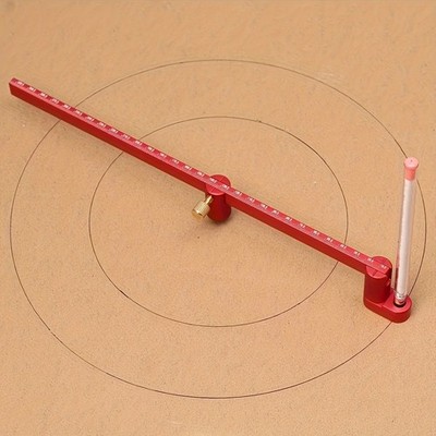 Adjustable Compass Ruler - Precision Circle Drawing for Woodworking & Drafting