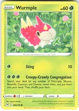 Wurmple 006/196 Lost Origin LOR LP Pokemon Card TCG