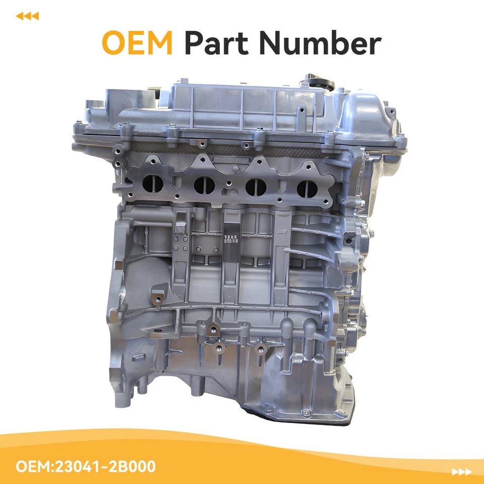 For Hyundai Kia 2012-2019 GAS Auto Engine G4FD 1.6L Long Block Engine Assembly Foto 4 de 4