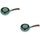 2 stücke japanische stil keramik tee topf praktische haushalt retro