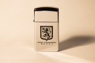 Briquet zippo slim militaire Bâtiment d'expérimentation Berry