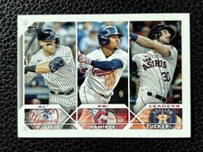 Aaron Judge, Jose Ramirez, Kyle Tucker- 2023 Topps Series 1 #241 RBI Leaders