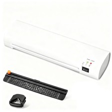 9-Inch 4-in-1 Thermal Laminator Machine with Never-Jam Tech, Includes 40 A4 L...