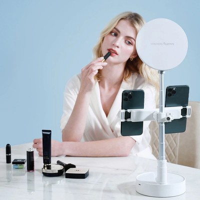 SmallRig L10 Selfie Ring Light LED with Phone/Tablet Stand + Power Bank