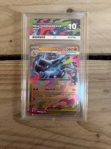 Pokemon TCG Mega Charizard EX | ACE Grading 10