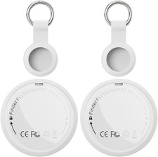 Air Smart Tracker Tags-2 Pack - GPS Tracker Bluetooth Key Finder Compatible with
