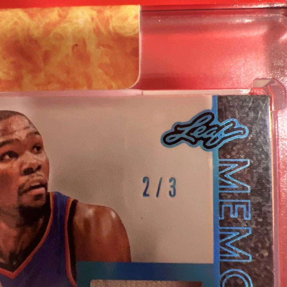 2024 Leaf In The Game Used 运动凯文杜兰特球衣签名 2/3 OKC SP — 第 3/3 张图片