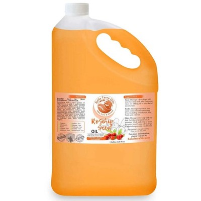 Organic Cold-Pressed Rosehip Seed Oil 100% Pure Raw Skin Hair Face Anti-Aging