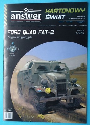Answer KŚ 513 (6/2019) - American artillery tractor Ford Quad FAT-2