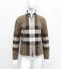 Authentic Women's BURBERRY BRIT Quilted Jacket Nova Check RARE Size US8, S