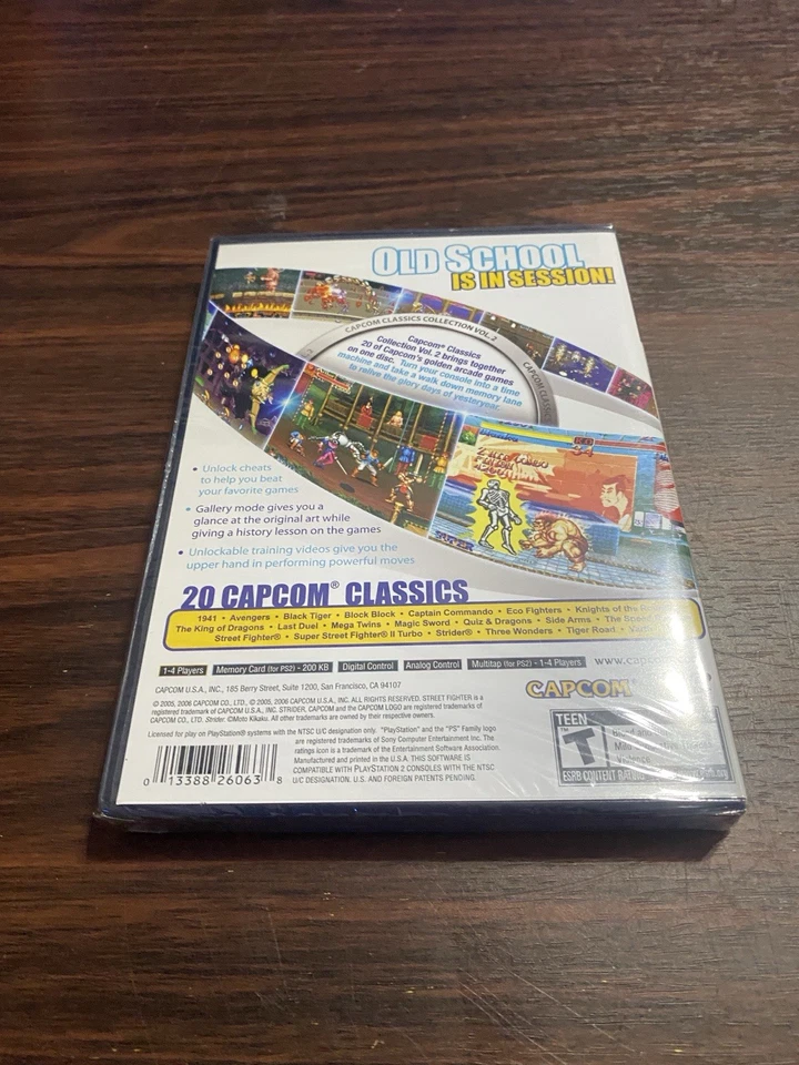 Capcom Classics Collection Vol. 2 Volume Sony PlayStation 2 PS2 Brand New - Image 2 of 4