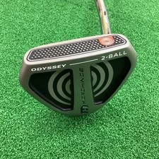 Used Odyssey Microhinge V-Line 2-Ball 34 Inch Putter Pt Steel Flex Men'S Right-H