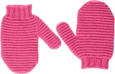 United Colors of Benetton Girls' Winter Gloves, Fuchsia Purple, 98