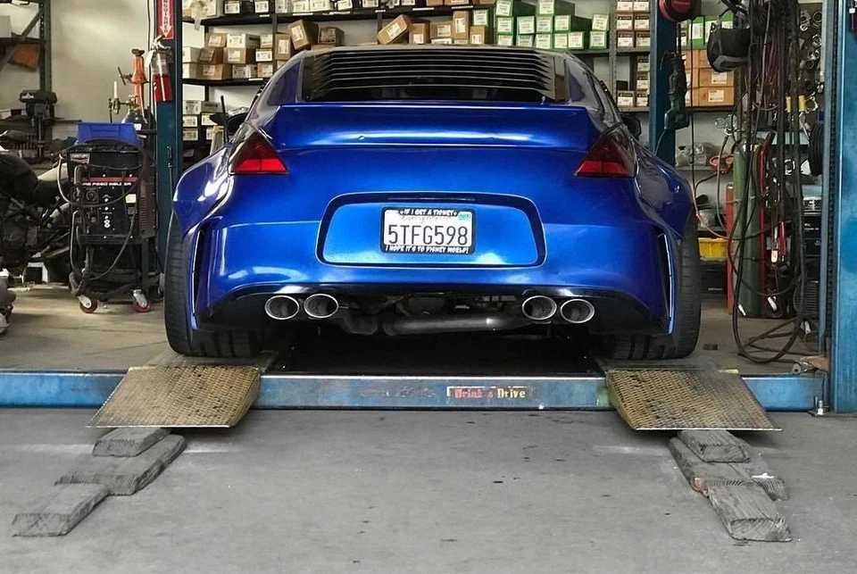 For Nissan 350Z 2003-2008 KBD 357Mag Style Rear Bumper Unpainted - Image 3 of 4