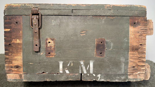 Kriegmarine 4cm Flak 28 Bofors scatola munizioni KM stencil Pillau 1944 etichette MARINA - Foto 15 di 24
