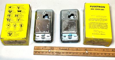 #ad #ad 2 Bussmann Fusetron Electric Fuse Box Cover w Switch Type SSU Handy Box A $19.99