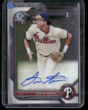 2022 Bowman Chrome #CPA-GTL Gavin Tonkel Prospect Autographs
