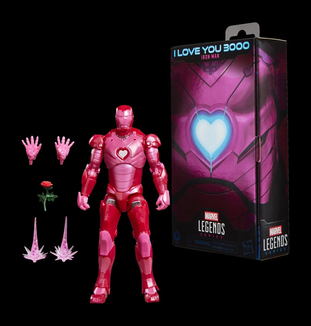 HASBRO Figura de acción MARVEL LEGENDS SERIES IRON MAN I LOVE YOU 3000 15 CM