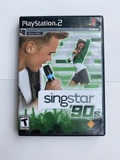 SingStar: '90s (Sony PlayStation 2, 2008) - CIB With Manual - Near Mint