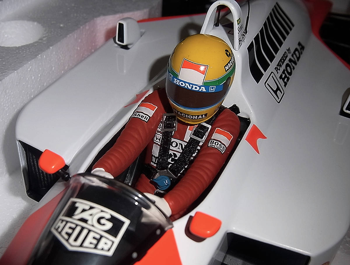 1/12 McLaren Honda MP4 4 Senna 1988 Senna Collection McLAREN 1/12 McLaren Honda MP4 4 Senna 1988 Senna Collection McLAREN