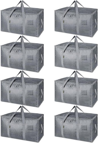 6-Pack Oversized Moving Bags with Reinforced Handles, Heavy-Duty Storage Tote - Picture 61 of 102