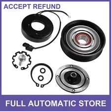 AC Compressor Clutch Pulley Coil Set Single Custom for Honda Accord 13-17 2.4L