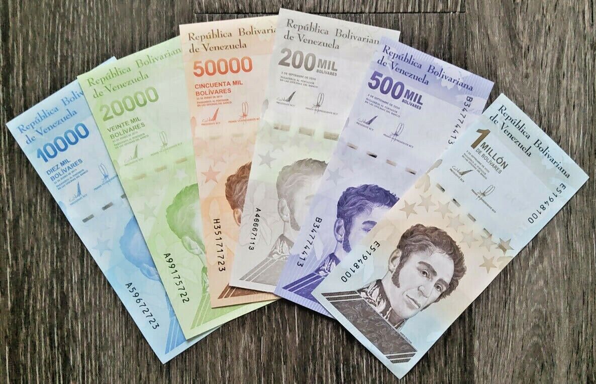 Max 40% OFF Venezuela Banknotes Selling rankings New Set 6 pieces 2 10.000 1 Millon to 2019