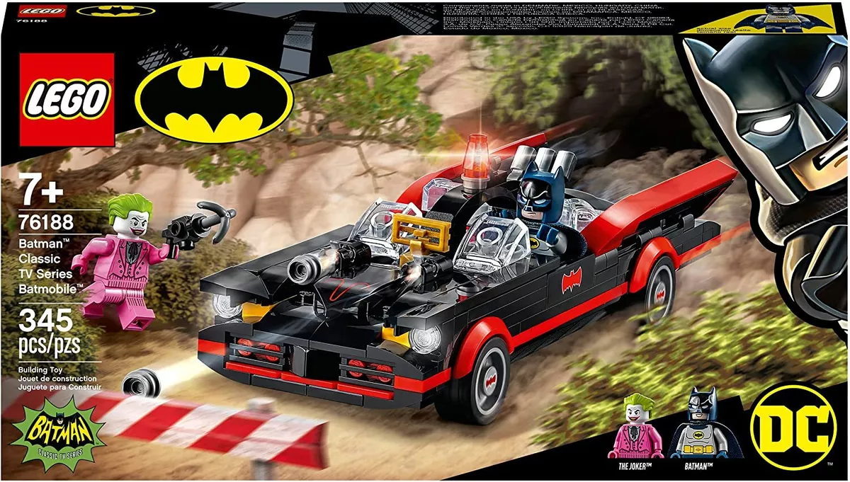 LEGO DC Batman: Batman Classic TV Series Batmobile 76188 Building Toy (345  Pieces) 