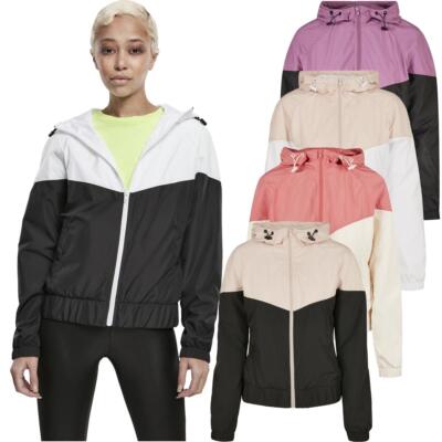 UrbanClassics Windbreaker Windjacke Ladies Arrow  Übergangsjacke 2-Tone Contrast