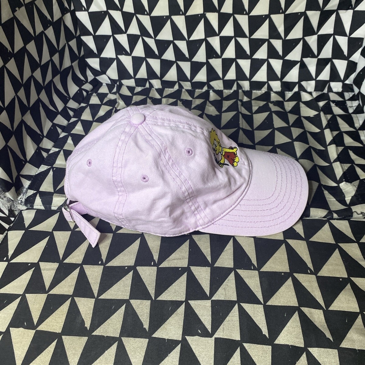 Mad Engine The Simpsons Lisa Simpson Embroidered Strapback Hat Cap Mad Engine The Simpsons Lisa Women main image 2